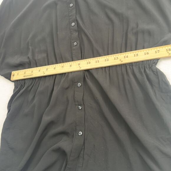 NWT L*Space Pacifica Tunic Women's S Black‎ Button Down - Picture 9 of 13